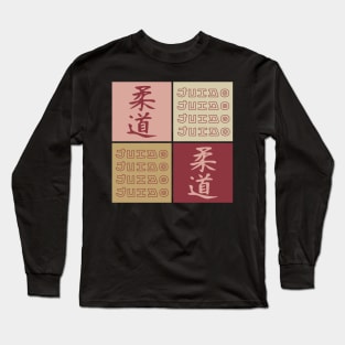 Japanese Kanji Judo Japan Lover Pop Art Martial Art Urban Symbol Vintage 521 Long Sleeve T-Shirt